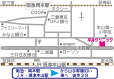 平井クリニックの地図